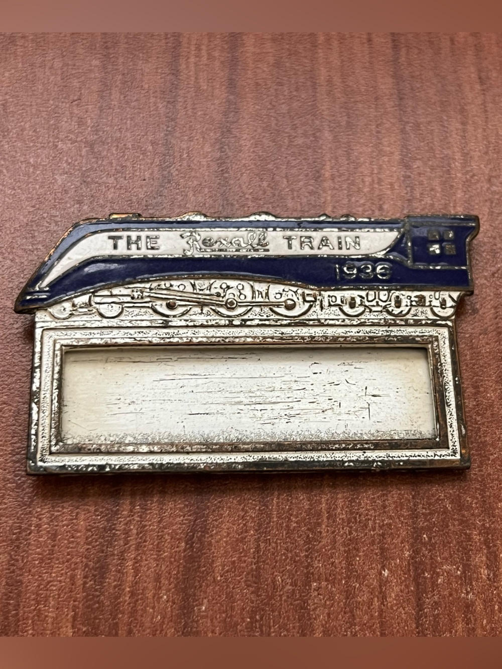 1936 Rexall Train tag